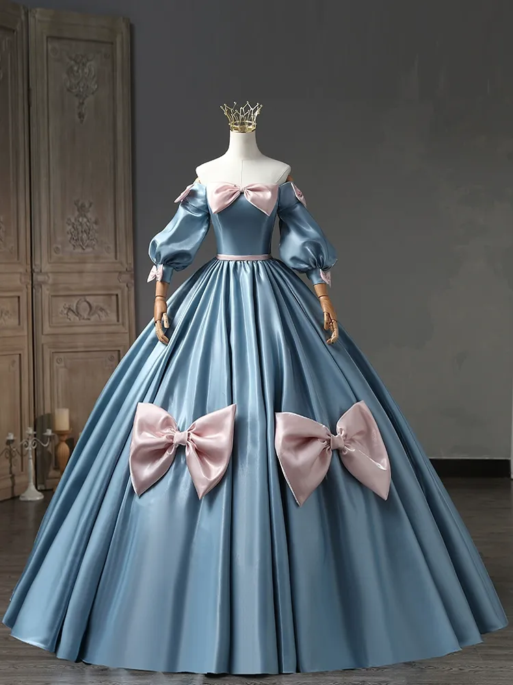 Vestido medieval azul 2025