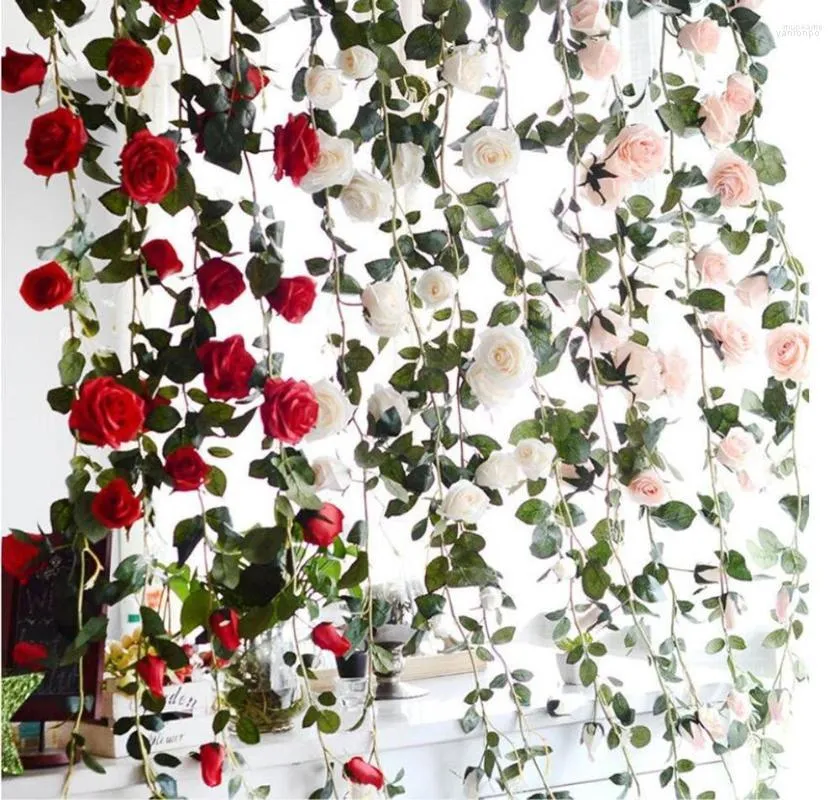 Feestdecoratie kunstmatige bruiloft boog bloemen zijden bloem slinger nep rozen wijnstok 70 centimeter voor backdrop home outdoor