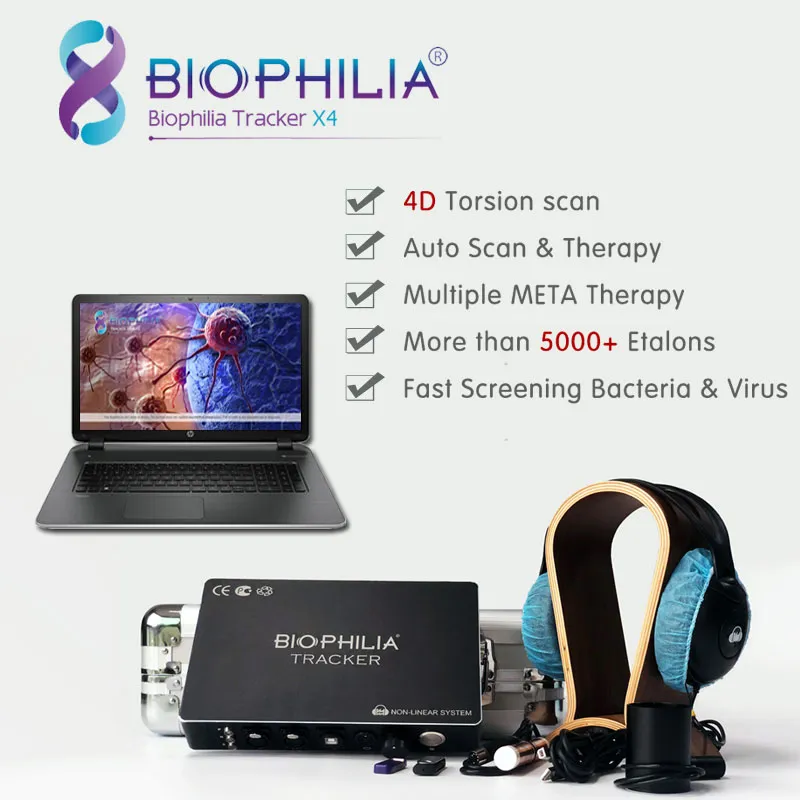 4Dスキャナーを備えたバイオフィリアトラッカーX4 Max Health Gadget Bioresonance Machine-Aura Chakra Healing理学療法機能オールインワンPC