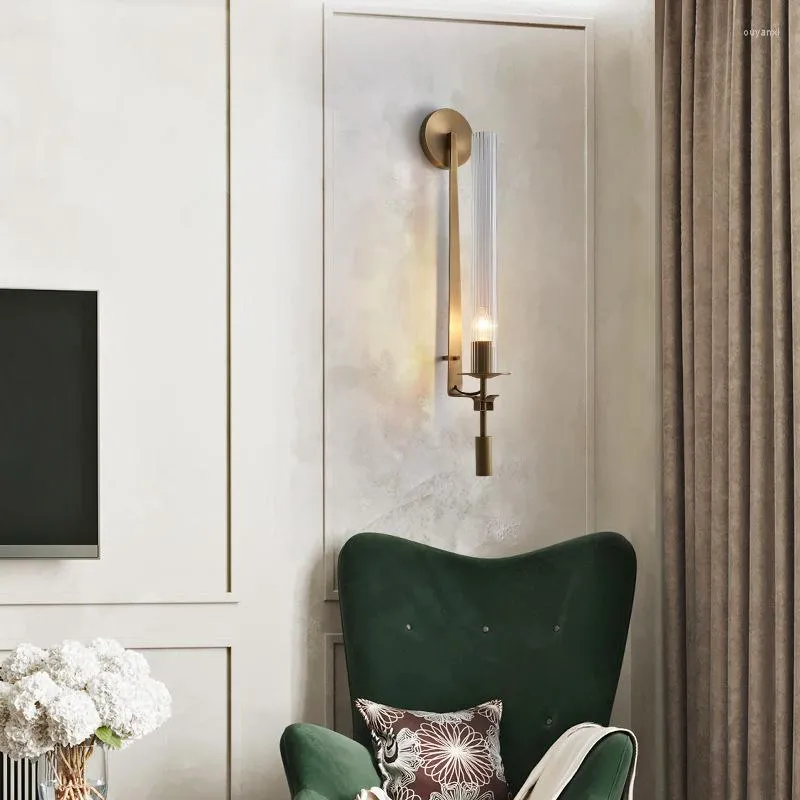 Wandlampen Moderner Stil montierte Lampe zum Lesen Marmor Frosting Deco Led Waschküche Dekor