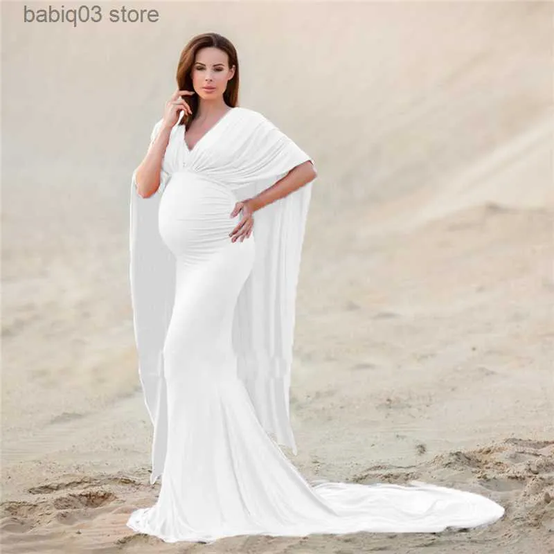 open lace back dress White Ruched Mesh One Shoulder Asymmetric Maternity Dress