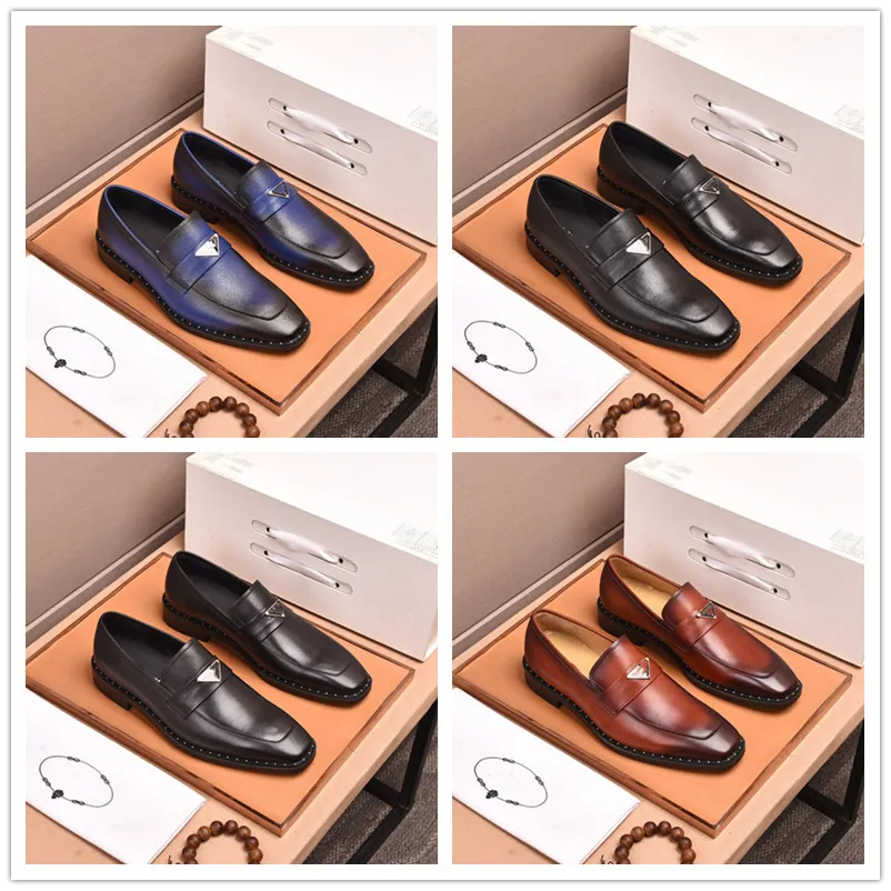 Top Uomo Mocassini di alta qualità Scarpe da uomo Pelle PU Moda casual Punta tonda Classico Tutto-fiammifero Quotidiano Ufficio Affari Scarpe formali Taglia 38-45