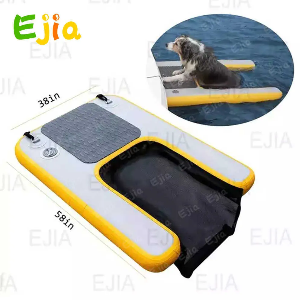 Portable Inflatable Dog Ramp For Pool And Lake Inflatable Boats