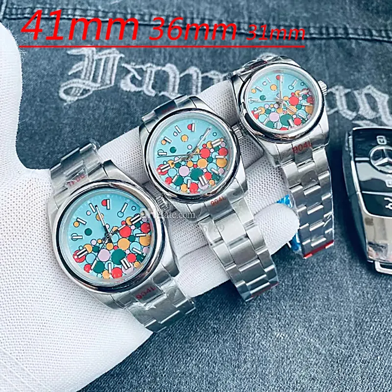 MENS Titta 2023 Designer Watch High Quality Movement Automatic Womens Watch Size 41 36 31 Sapphire Glass Waterproof Multi Color Dial Mechanical Watch Orologio ST9