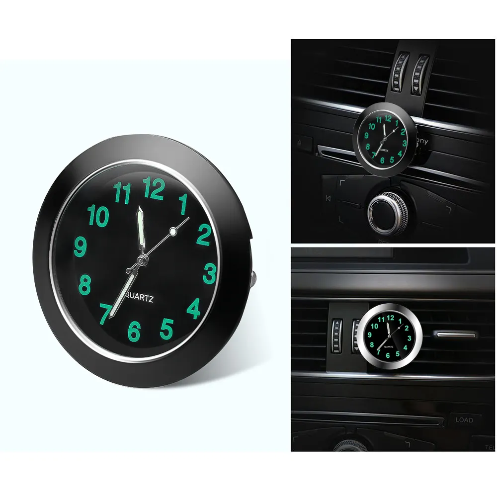 Neue Auto Uhr Leucht Auto Ornament Auto Zubehör Für Mercedes benz AMG A B C  E S R G Klasse GLK GLA GLC GLB GLE CLS CLA