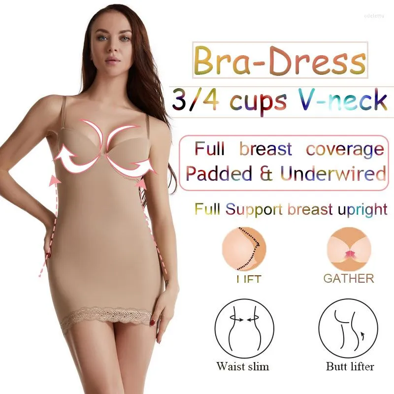 Womens Shapers Women Full Slip Shapewear Bodysuit For Under Dress Lingerie  Tummy Control Body Shaper Slimming Belly Sheath Girdle Built In From 15,61  €