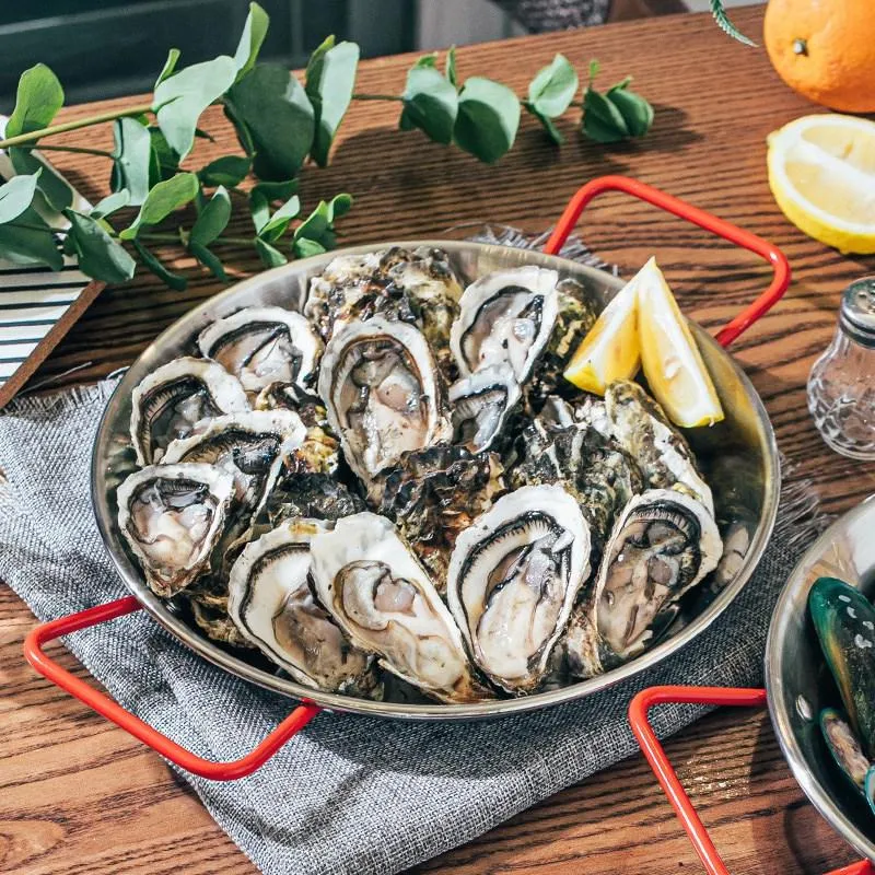 Padella per Paella in Acciaio Inossidabile Padella per Frutti di