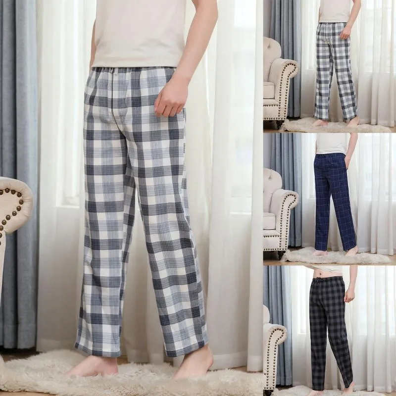 Herenbroekheren capris over de knie dunne outfit levende losse pyjama's huis fuzzy slipper voor mannen katoen 20 stuks mieren