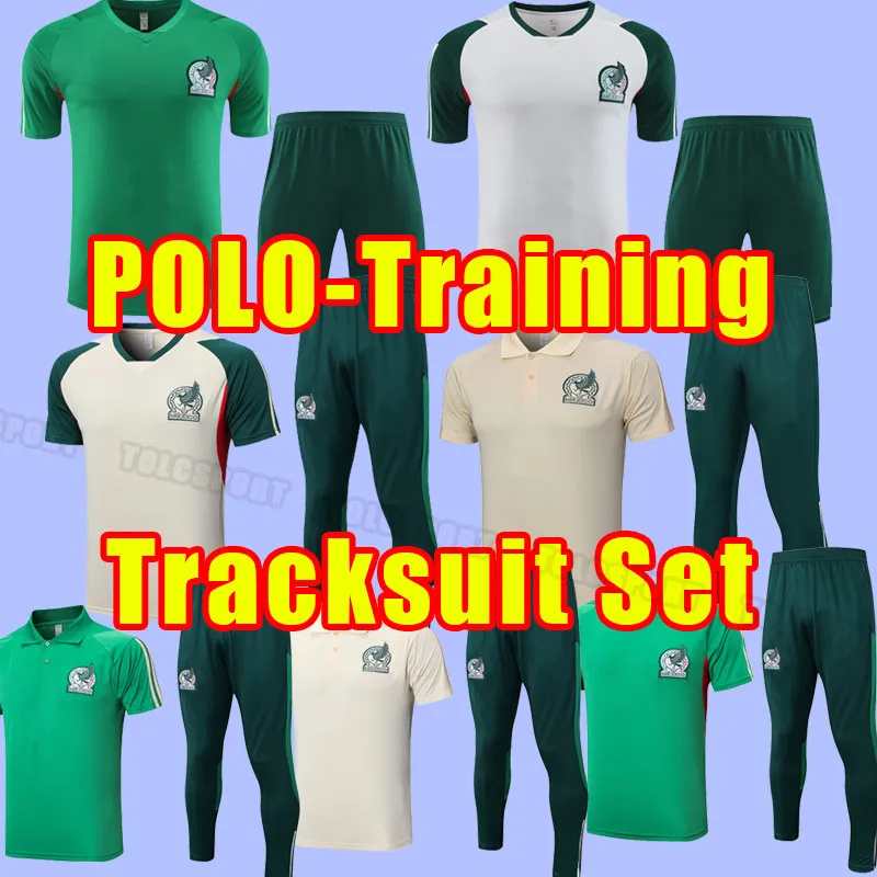 2023 2024 Mexikanska fotbollsspår H.Lozano Chicharito World 23 24 Cup Camisetas de Futbol Football Shirt Short Sleeve Pants Tracksuit Training Set Vest Polo
