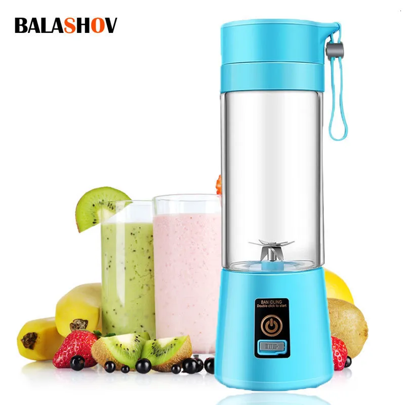 Fruit Vegetable Tools USB Draagbare Juicer Wireless Blender Home Electric Mixer Machine Smoothie Mini keukenmachine Persoonlijke sapmengers 230522