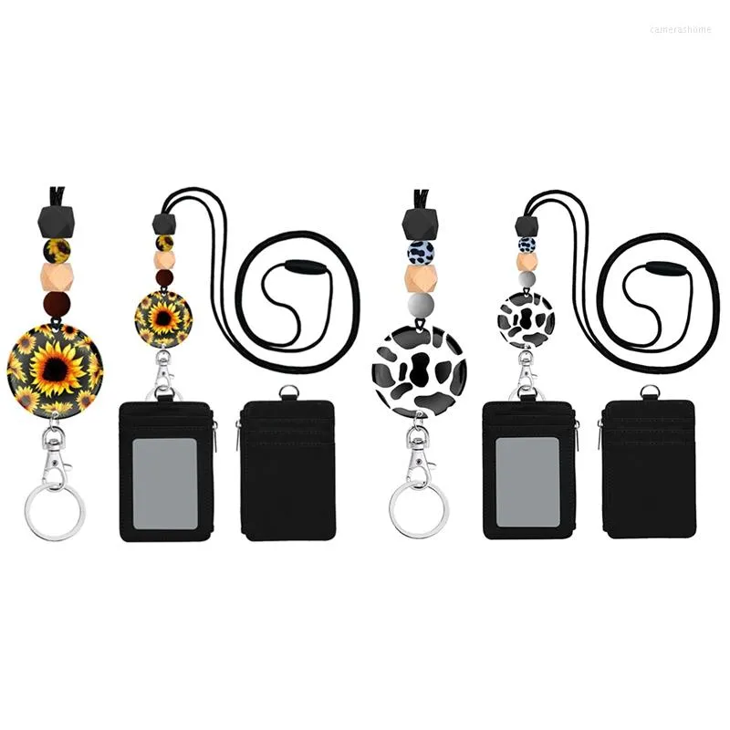 Keychains Lanyards For Id Badges And Keys Cute Badge Holder With Lanyard Women Teacher