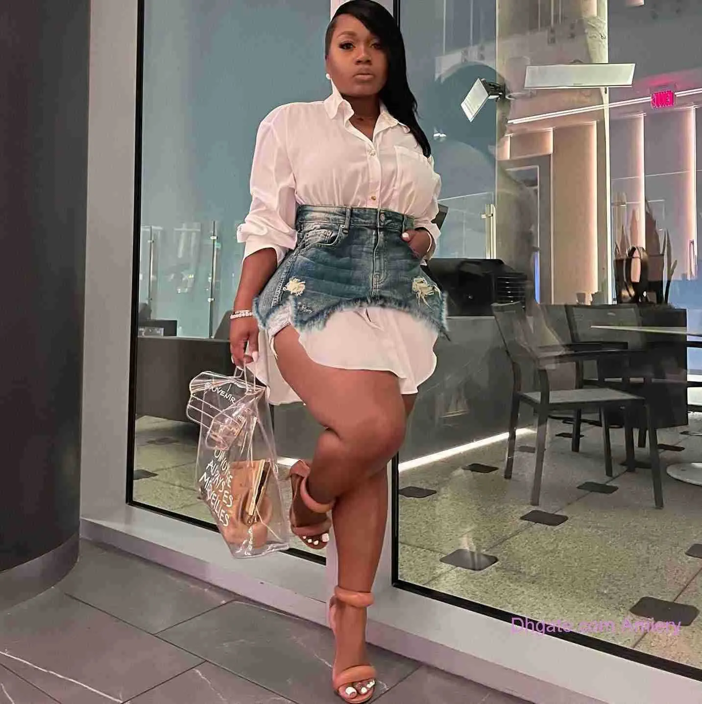 S XXL Women Summer Dresses Designer New Fashion Spring Denim Combination Dress Hot Sales Fashion Slim Cute Skirt Suits Ladies Outfits From 10 62 DHgate