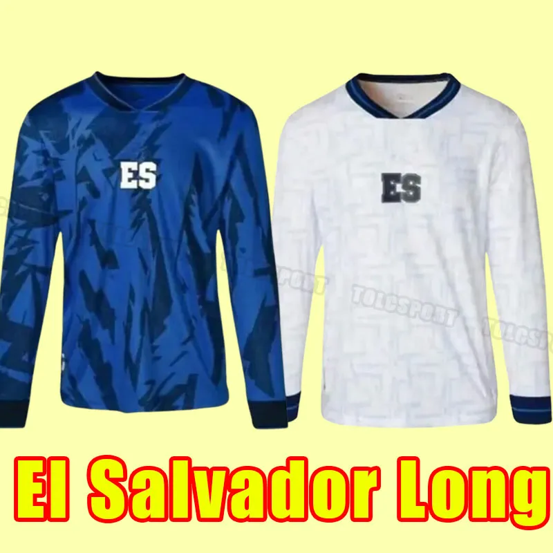 Long Sleeve 2023 El Salvador Soccer Jerseys 23 24 Alex Roldan Darwin