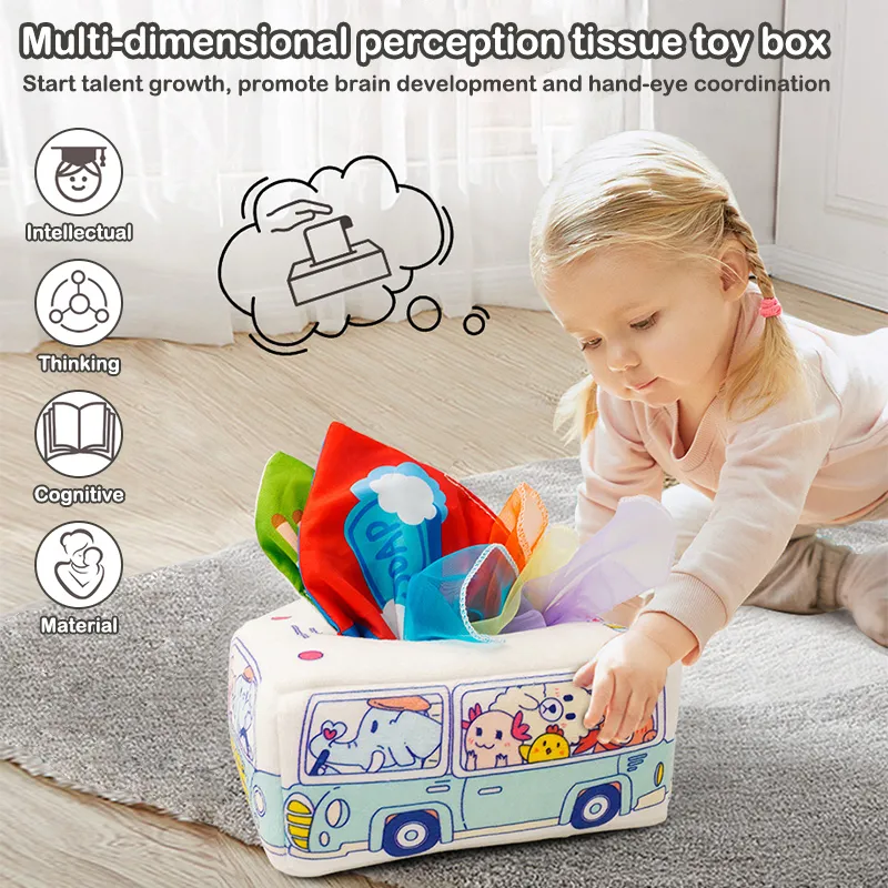Baby Magic Tissue Box Toy Infant Ziehen Von 14,22 €