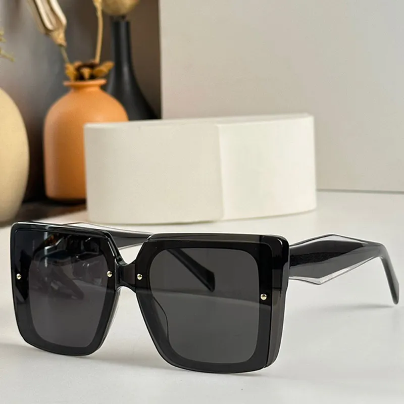 Kwadratowe okulary przeciwsłoneczne kobiety PR105XV Designerskie okulary przeciwsłoneczne prostokątne ramy seksowne okulary mody
