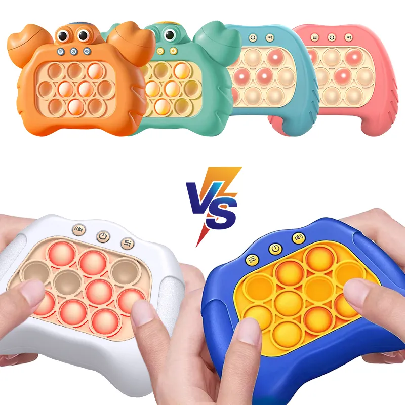 Kinderen drukken op het spel Fidget Toys Pinch Sensory Quick Push Hand Game Squeeze Decompress Montessori verlicht Stress Toy Gifts