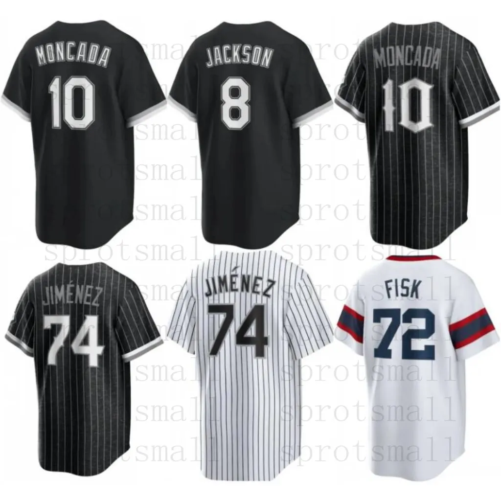 Personalizzato Uomo Donna Gioventù Tim Anderson Baseball Jersey White Sox Eloy Jimenez Jose Abreu Luis Robert Yoan Moncada Bo Jackson Lucas Giolito Yermin Mercede Keuchel Thomas