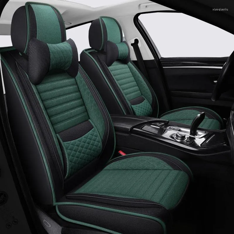 Housses de siège de voiture housse de lin pour Infiniti tous les modèles FX EX JX G M QX50 Q70L QX60 QX56 Q50 QX70 Q60 QX80 accès automatique