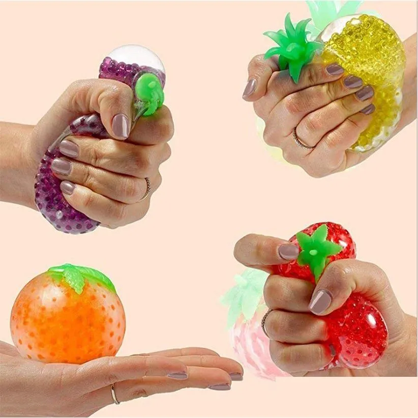 Altro Giardino domestico Gelatina di frutta Acqua Squishy Cool Stuff Cose divertenti Giocattoli Fidget Anti Reliever Divertimento per Adt Bambini Novità Regali Simat Dh27F