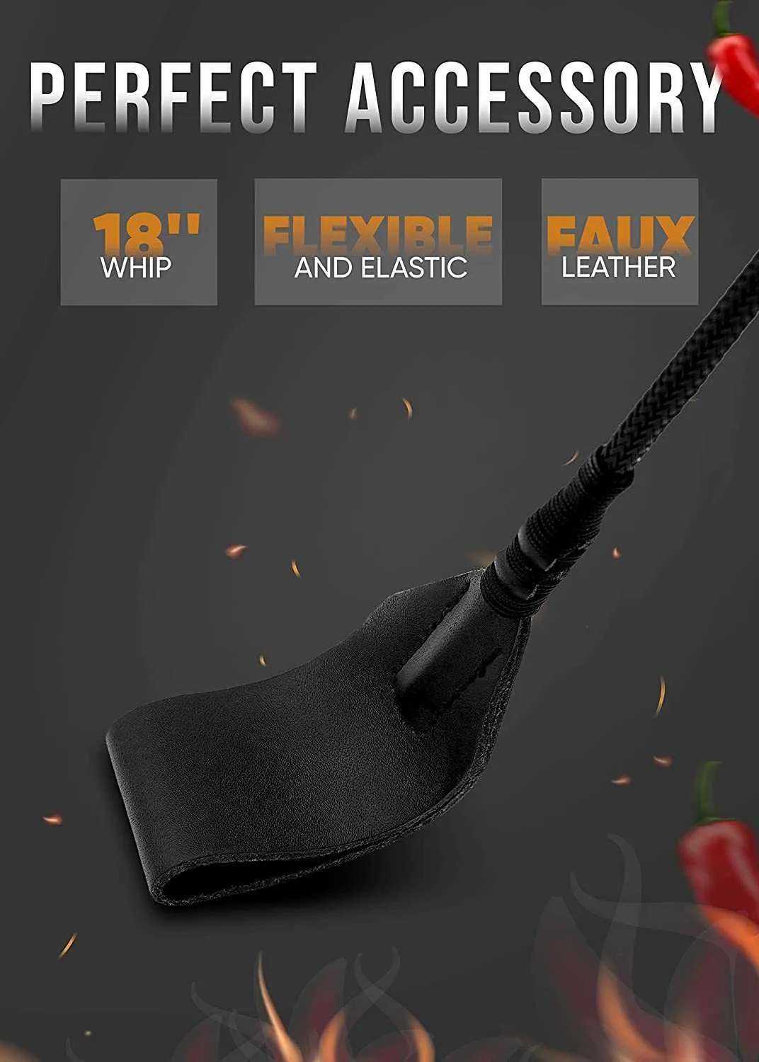 MALINERO Faux Leather Whip Riding Crop Set For Flogger Spanking And Adult  Play Factory Outlet From Brighteyebagshop5, $13.6