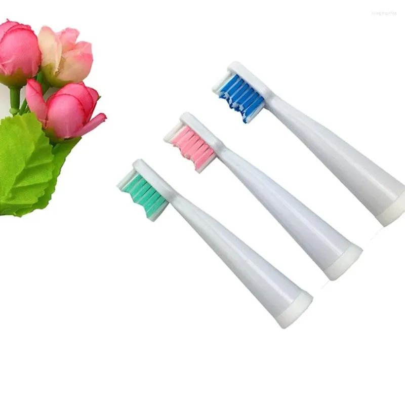 Storage Bags 4Pcs Replaceable Toothbrush Heads For LANSUNG U1 A39 A39Plus A1 SN901 SN902 Electric Blue