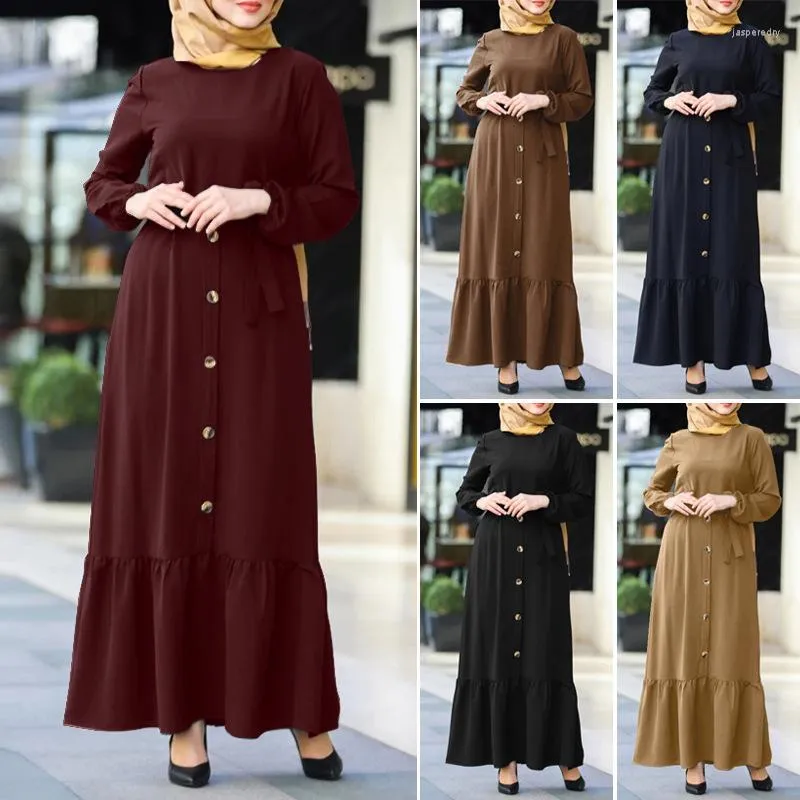 Etniska kläder muslimska abaya klänning kvinnor maxi afrika eid kalkon dubai kaftan kimono ramadan party islamisk ropa långa stora vestidos