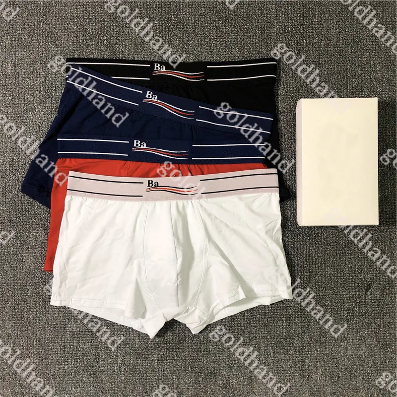 Designer Brand Underpants Mens Breathable Boxer Fashion Casual Boxers Sexy Male Mixed Colors Underwear