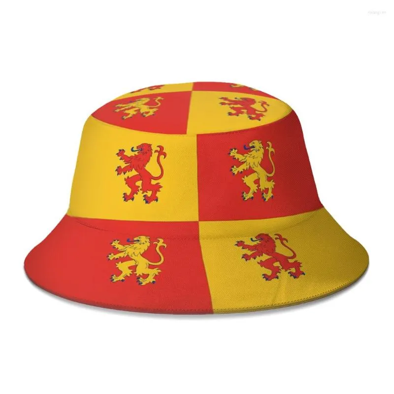 Boinas Baner Owain Glyndwr Welsh Wales Flag National Bucket Hat Homens Homens adolescente Bob dobrável Bob Hats Panamá Cap Streetwear