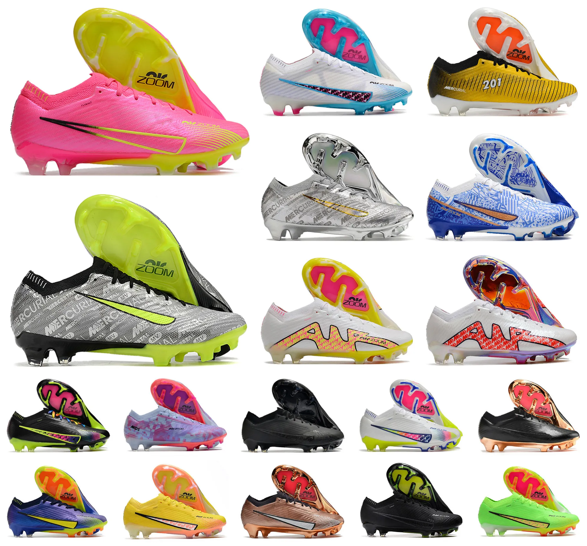 Soccer Shoes Men VA Pors Dragoy XV 15 360 Elite FG XXV 25th Anniversary SE Low Luminous Pack Women Kids Football Boots Cleats Storlek 39-45