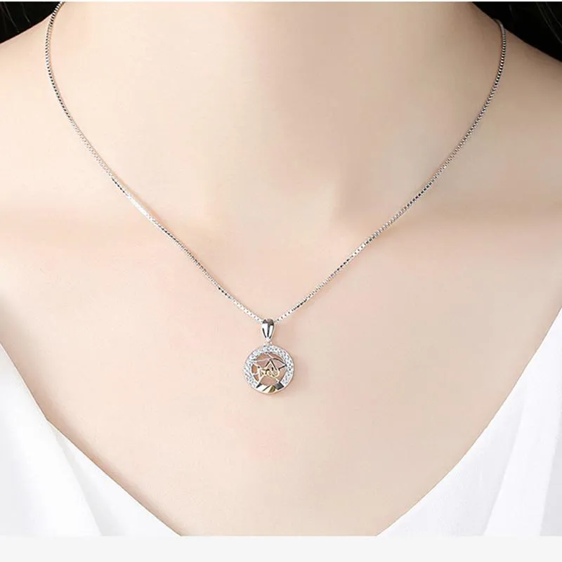 Colliers Couture étoile et lune couple collier femme paire ins tendance simple personnalité japonaise lumière luxe niche bijoux cadeau