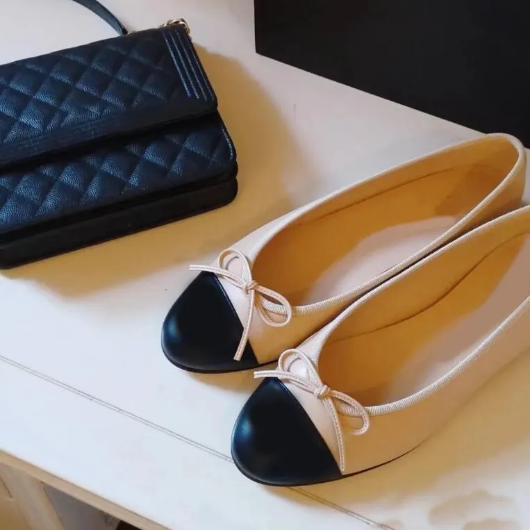 Mocassins Femme Élégants Avec Nœud Mignon – Cuir Souple Confortable, Ballerines Classiques Pour Mariage, Soirée Ou Quotidien