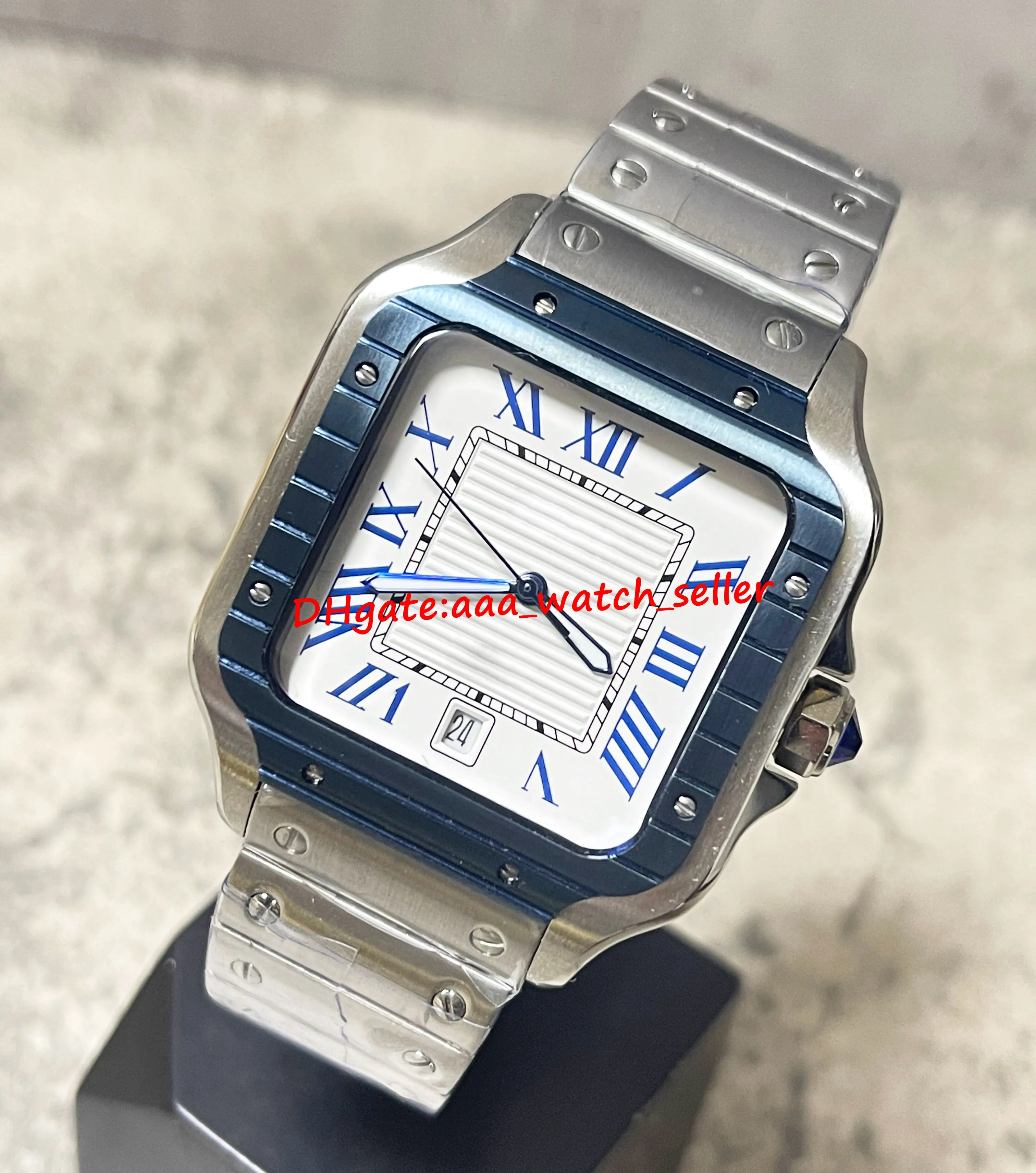 Mens Luxury Timepieces: Square Dial Automatic Watch