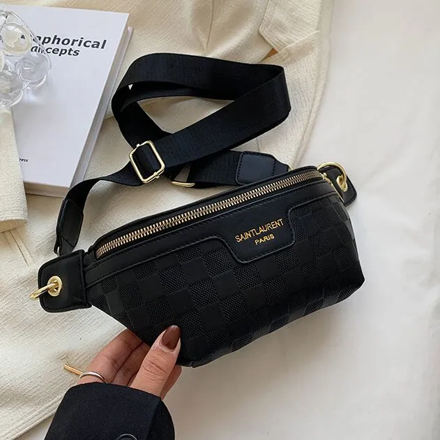 Ontwerpers Taille Bags Classic Black mobiele telefoonhoes canvas nylon grote en kleine stijl bumbag riem handtassen hoogwaardige ontwerper Fanny Pack