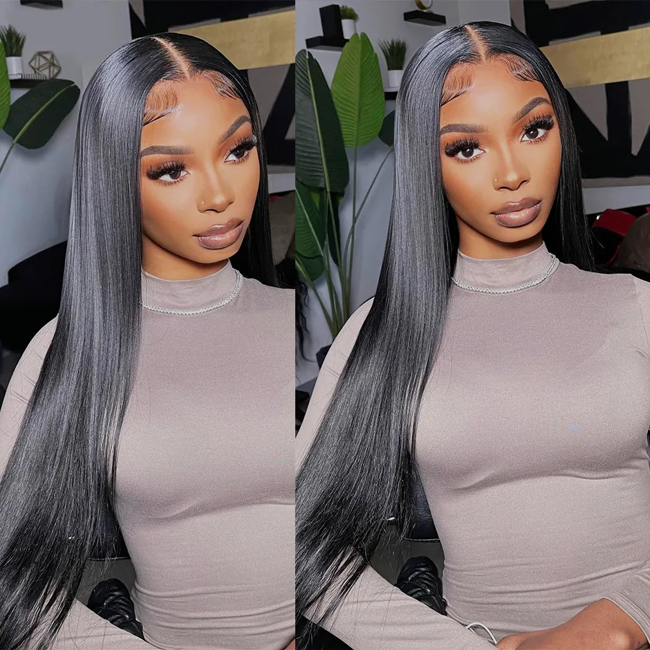 Glueless Wig 180％Glueless Straight Human HairWig