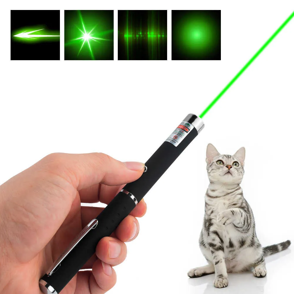 Toys laserowy wskaźnik kota 4 mW wysoko wskaźnik laserowy miernik laserowy Pet Cat Toy Light Sight 530nm 405nm 650nm Power Red Dot Office Interactive Laser Pen G230520