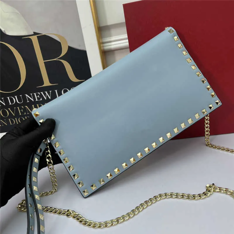 Handbags Luxury Valentinov Handbags New Classic Bag Beach Crossbody Cowhide Bags Designer Riveted Metal Fashion Large Capacity Leather Handbag 2XI3