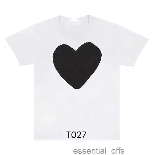 23s gioca Designer Mens t-shirt da donna in cotone ricamo Love Eyes Tshirt sciolto casual coppia stile stampato manica corta Bottom6DBH