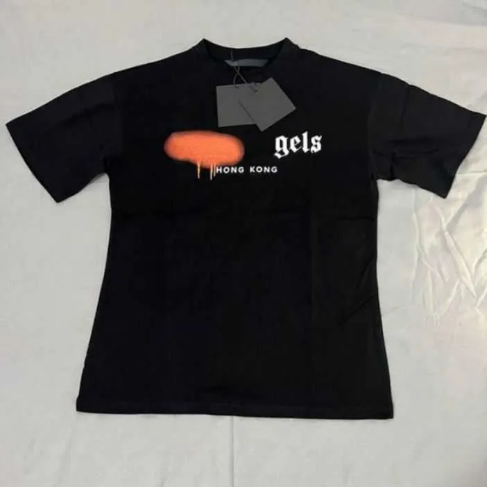 2023 Menswomen'sT Shirts Tシャツパームパームパームパームズシティデザイナーアルファベットリミテッドインクジェットグラフィティレター印刷男性用ヨット短袖TCFR