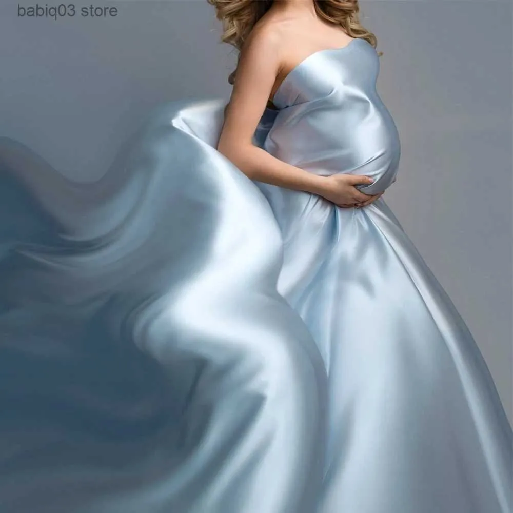 Satin pregnancy cheap dress