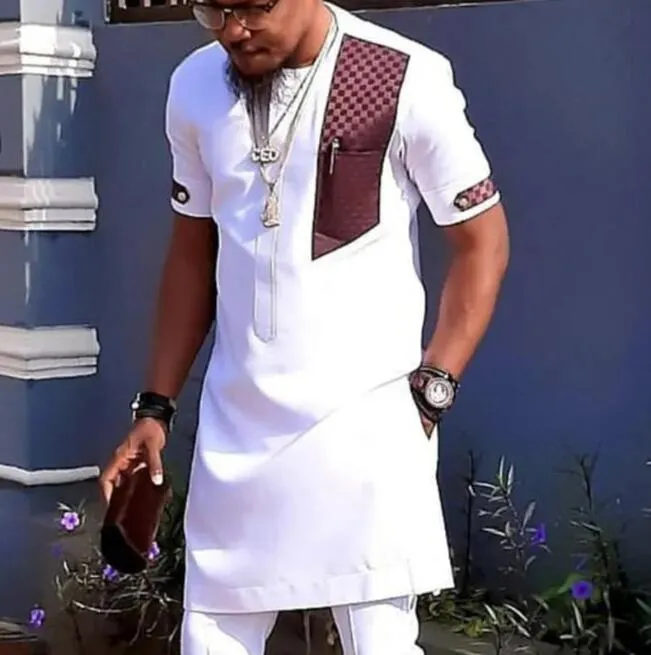 Dashiki Shirts Mens Fashion Africa Vêtements Paulages Africain Vêtements Hip Hop Robe Africaine Robes décontractées 2023