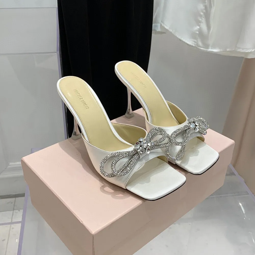 Clear stiletto mules clearance