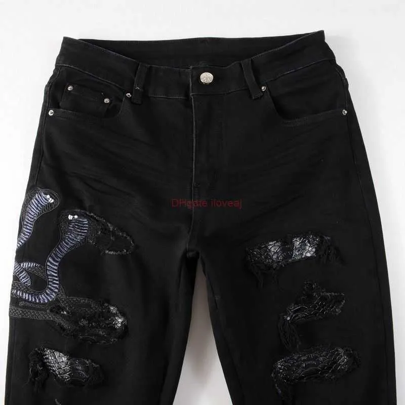 Jeans amiri serpente shop