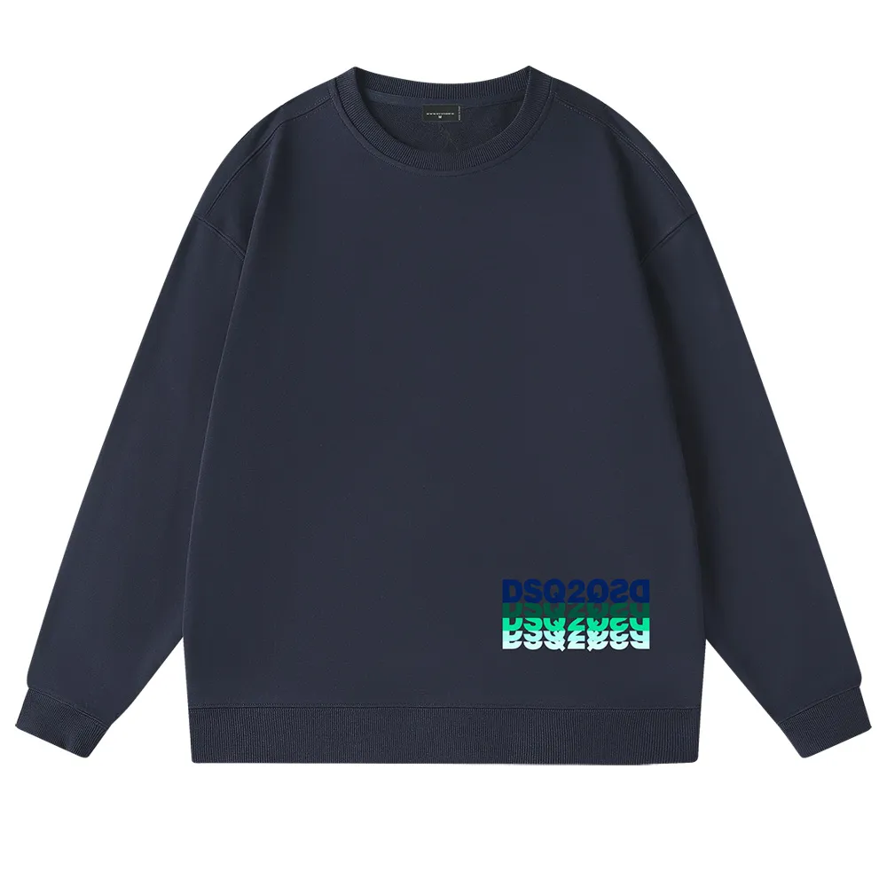 Dark blue designer hoodie top