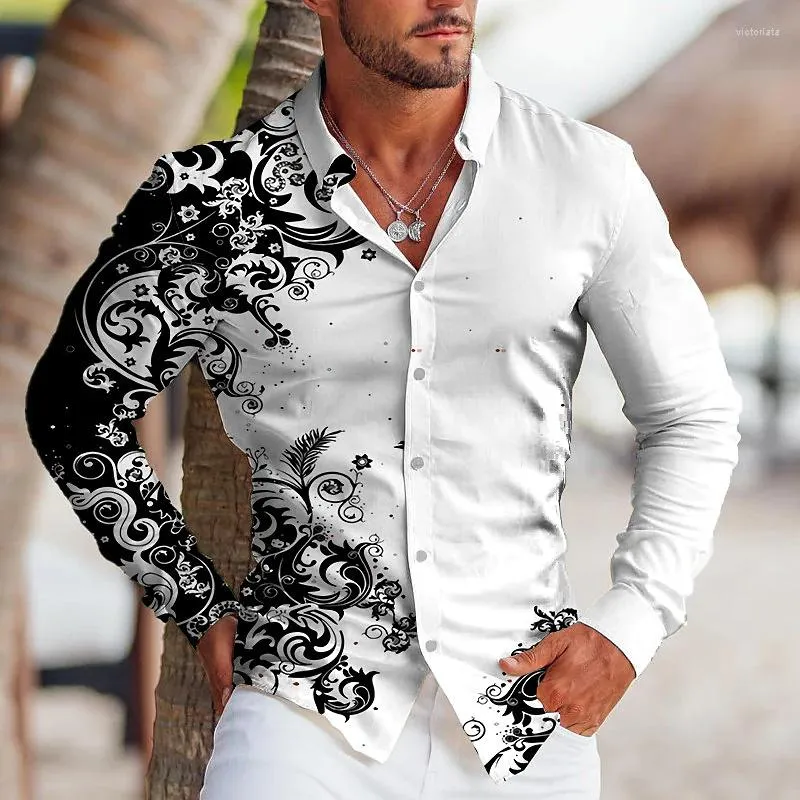 Camisas Informales Para Hombre Traje De Solapa Para Primavera Y