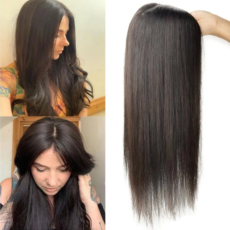 TOP TOPOS REQUERENDOS MOLOS 26 polegadas de renda sintética reta e sedosa de 26 polegadas para mulheres com a cabeceira natural sem gúdica Babyhair.