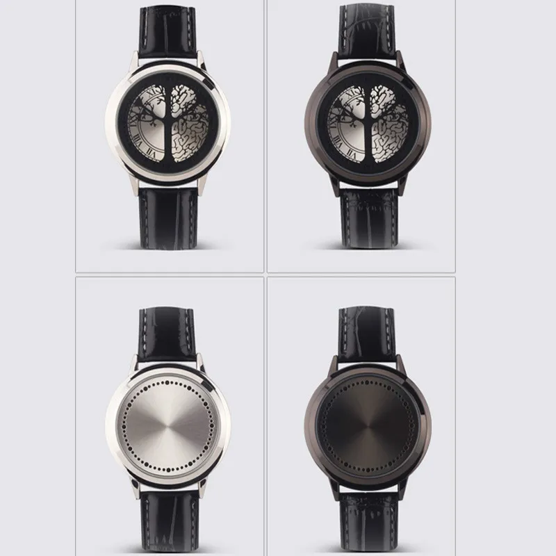 Touch screen shop led couple watch