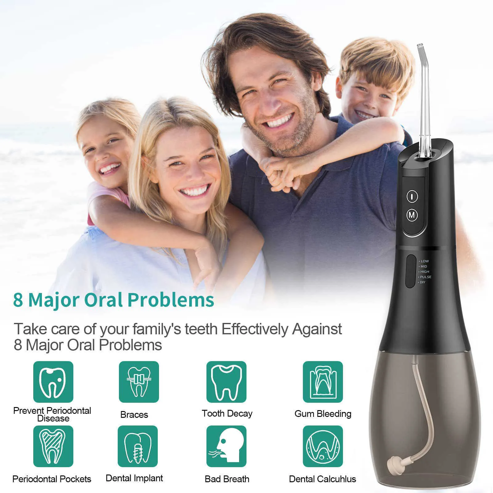 Irrigadores Orales Irrigador Oral Flosser De Agua Port til