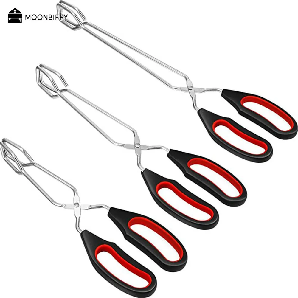 BBQ Tools Accessories Barbecue Scissor Tongs Grilled Food Tong Long Handle Breast Clip Kitchen Baking 230522