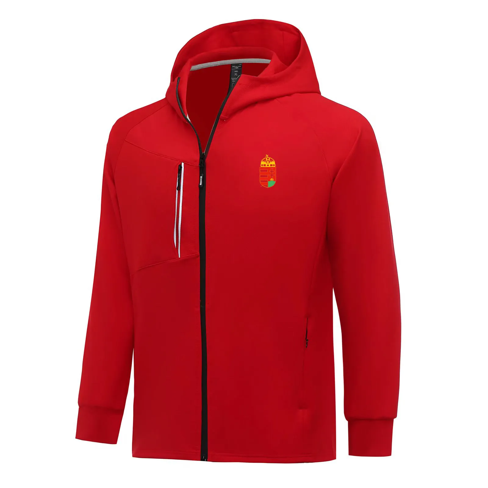 Hongrie hommes vestes automne manteau chaud loisirs en plein air jogging sweat à capuche pleine fermeture éclair à manches longues veste de sport décontractée