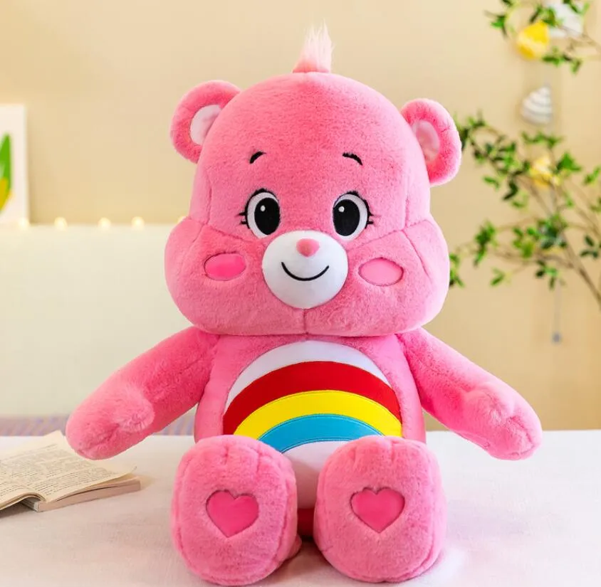 48cm Novo Kawaii Rainbow Bear Plexh Pleligh